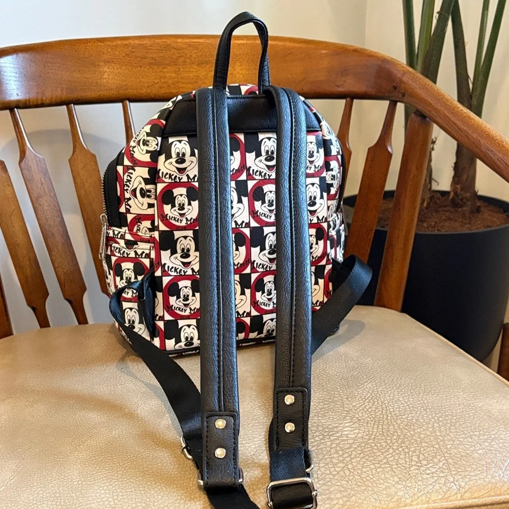 Disney Parks Loungefly Mickey Mouse Club Backpack - Picture 3 of 7